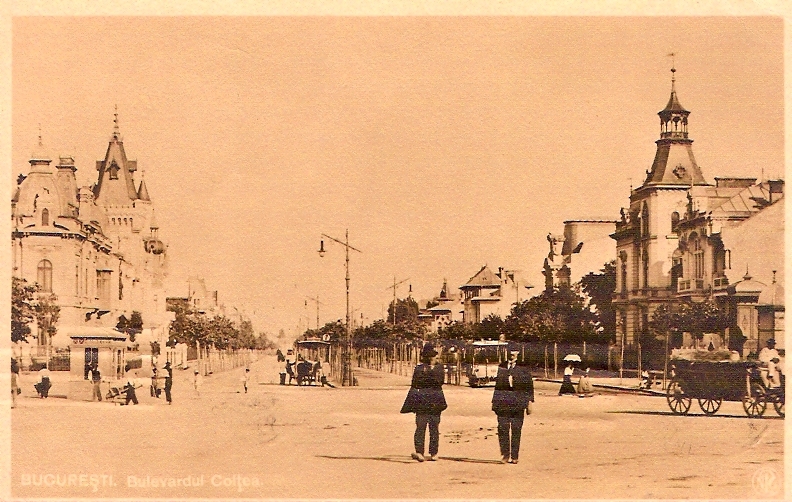 Bulevardul Colțea, văzut dinspre Piața Victoriei